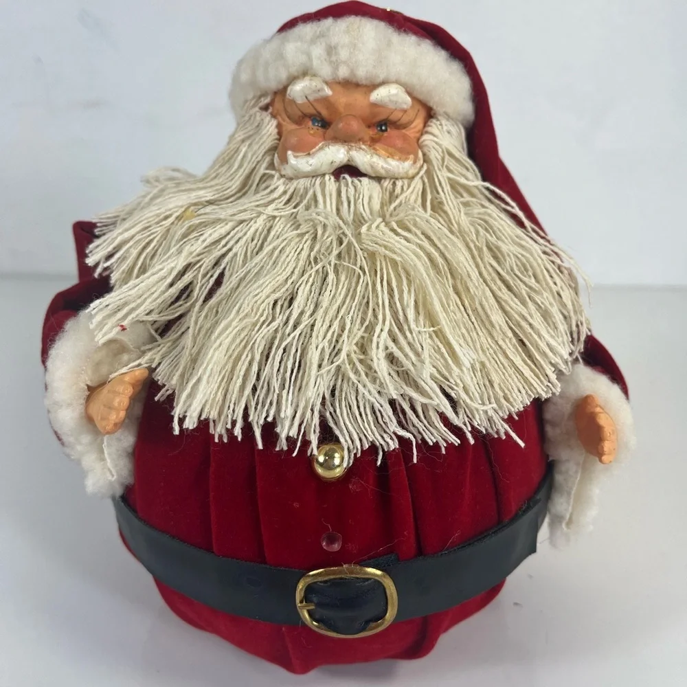 Vintage Silvestri Santa Claus 8” Height Christmas Ornament‎